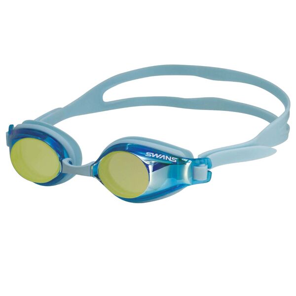 SJ 22M SWANS แว่นตาว่ายน้ำเด็ก เลนส์ปรอท Swans Swimming Goggles 6Y to 12Y