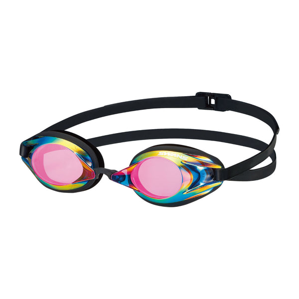 SR 2MEV SWANS แว่นตาว่ายน้ำแข่งขัน เลนส์ปรอท Swans Swimming Goggles Racing Mirror Lens