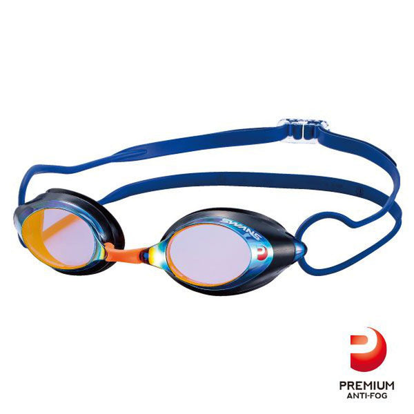 SRX MPAF SWANS แว่นตาว่ายน้ำแข่งขัน เลนส์ปรอท Swans Swimming Goggles Racing Mirror Lens