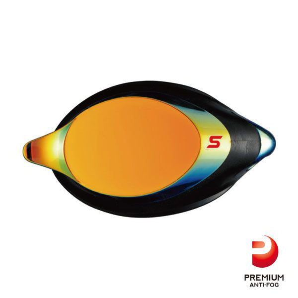 SRXCL-M PAF SWANS แว่นตาว่ายน้ำแข่งขันสายตาสั้นเลนส์ปรอท Swans Swimming Goggles Racing Optics Mirror Lens